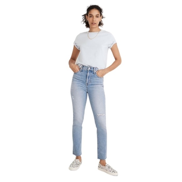 Madewell - The Perfect Vintage High Rise Straight Leg Jean Pant Sz 30 - Picture 1 of 10